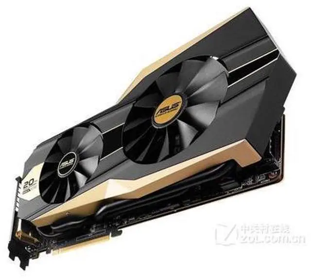 Alt view image 2 of 3 - ASUS GTX 980 TI 20th Anniversary Gold Edition Video Card GeForce GTX 980 TI