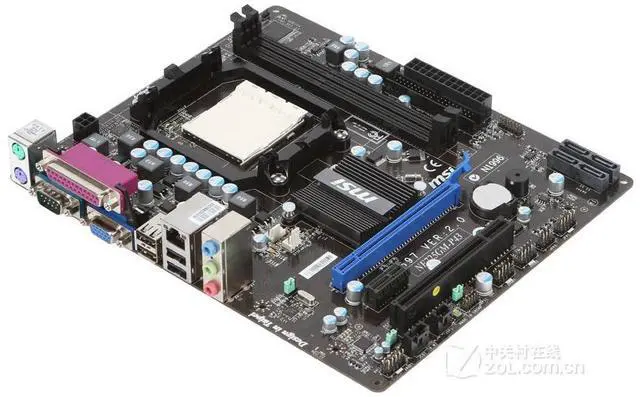 Alt view image 3 of 3 - MSI NF725GM-P43 Socket AM3 DDR3 16GB Micro ATX Motherboard
