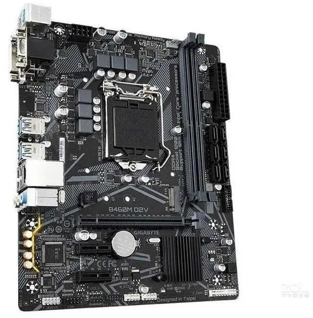 Main image of GIGABYTE GA-B460M D2V LGA 1200 Intel B460 DDR4 64 GB Micro ATX