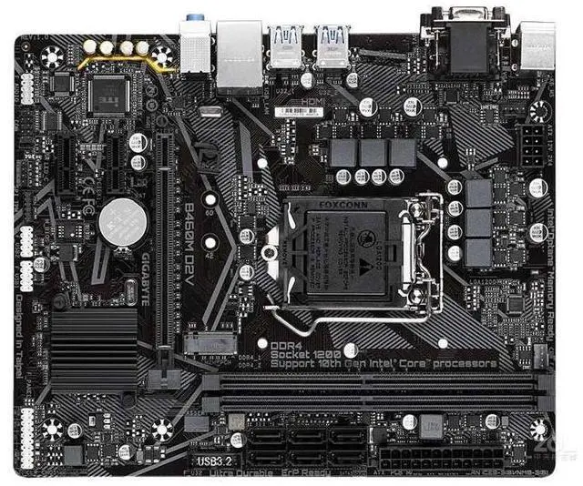 Alt view image 2 of 2 - GIGABYTE GA-B460M D2V LGA 1200 Intel B460 DDR4 64 GB Micro ATX