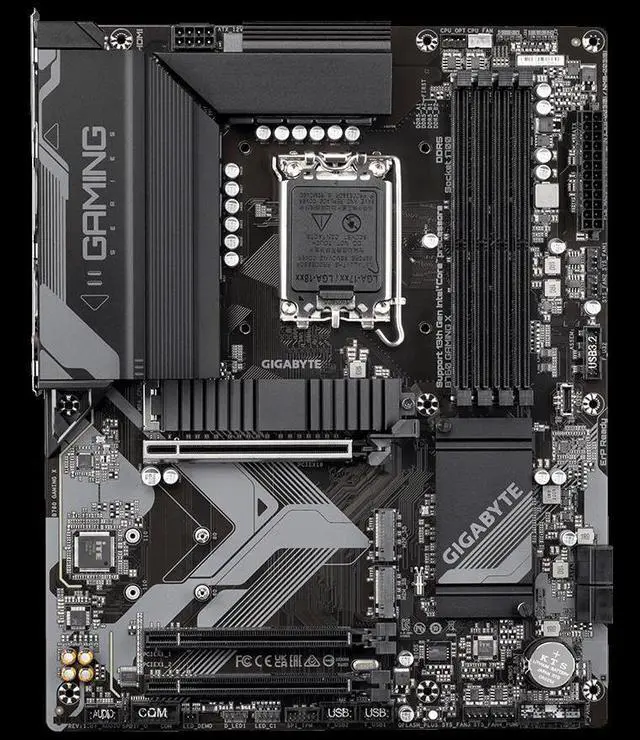Alt view image 3 of 4 - GIGABYTE B760 GAMING X LGA 1700 Intel B760 DDR5 192GB ATX