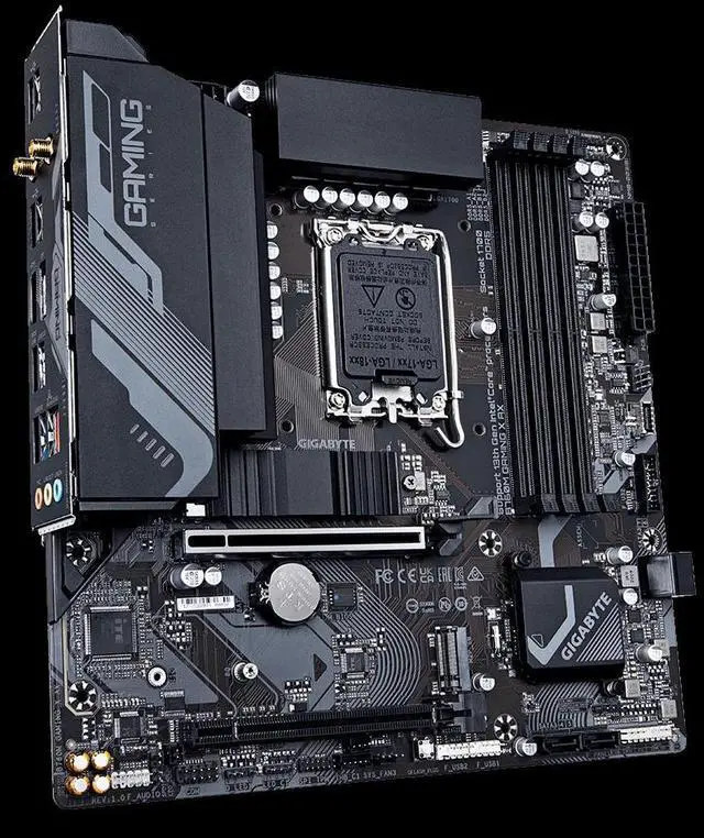 Alt view image 3 of 4 - GIGABYTE B760M GAMING X AX LGA 1700 Intel B760 DDR5 192GB Micro ATX