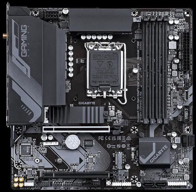 Main image of GIGABYTE B760M GAMING X AX LGA 1700 Intel B760 DDR5 192GB Micro ATX