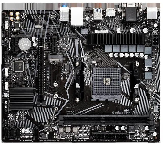 Main image of GIGABYTE B550M S2H Socket AM4 AMD B550 DDR4 64GB Micro ATX