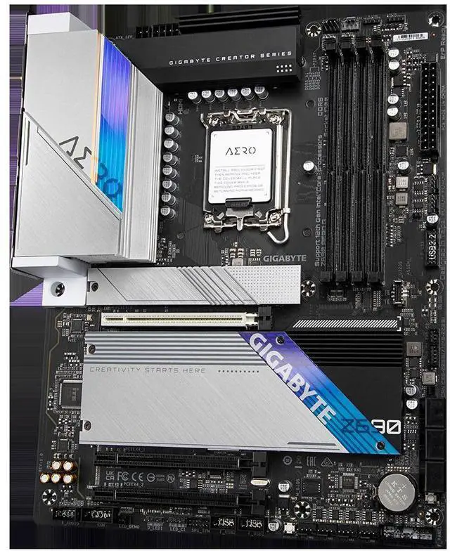 Main image of GIGABYTE Z690 AERO G LGA 1700 Intel Z690 DDR5 192 GB ATX