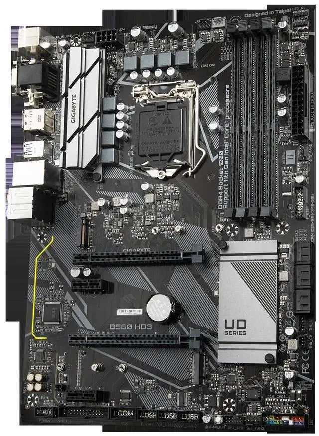 Alt view image 2 of 4 - GIGABYTE B560 HD3 LGA 1200 Intel B560 DDR4 
128GB ATX