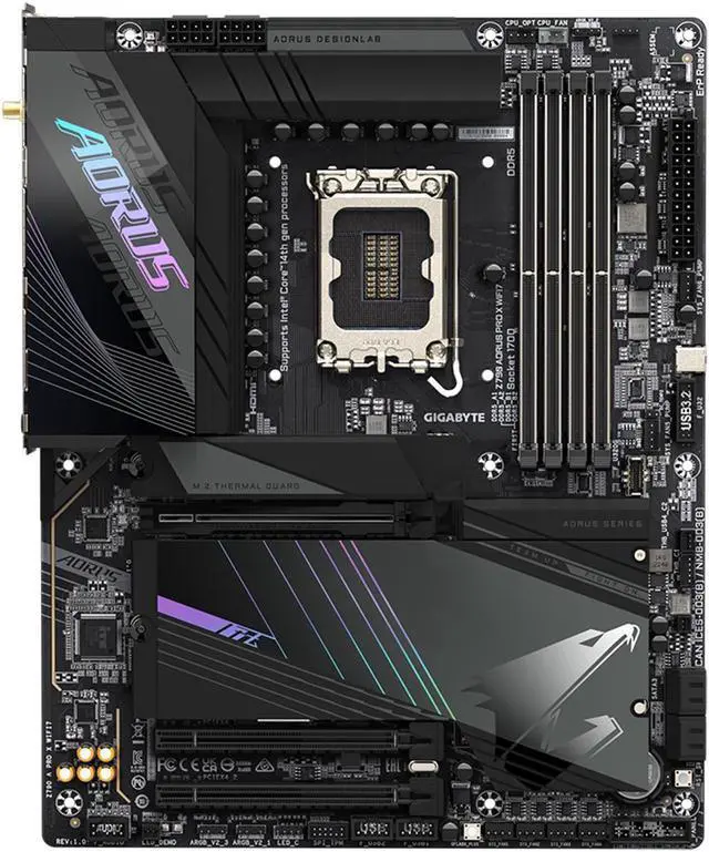 Main image of GIGABYTE Z790 PRO X WIFI7 LGA 1700 Intel Z790 DDR5 192 GB ATX