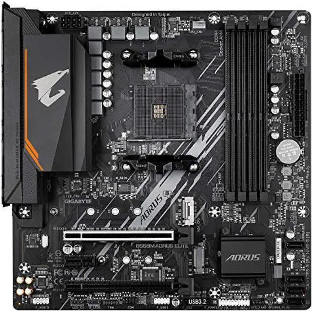 Main image of GIGABYTE B550M ELITE AMD AM4 AMD B550 DDR4 128 GB ATX