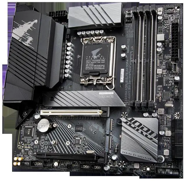 Alt view image 4 of 4 - GIGABYTE Z690M ELITE AX DDR4 LGA 1700 Intel Z690 DDR4 128GB Micro ATX