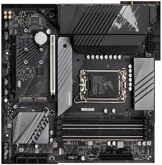 Main image of GIGABYTE Z690M ELITE AX DDR4 LGA 1700 Intel Z690 DDR4 128GB Micro ATX