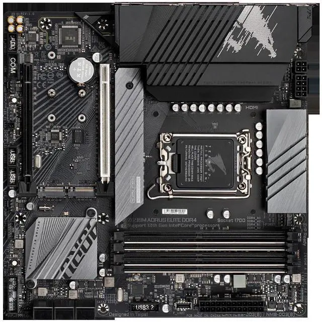 Alt view image 4 of 4 - GIGABYTE Z690M ELITE DDR4 LGA 1700 Intel Z690 DDR4 128GB Micro ATX