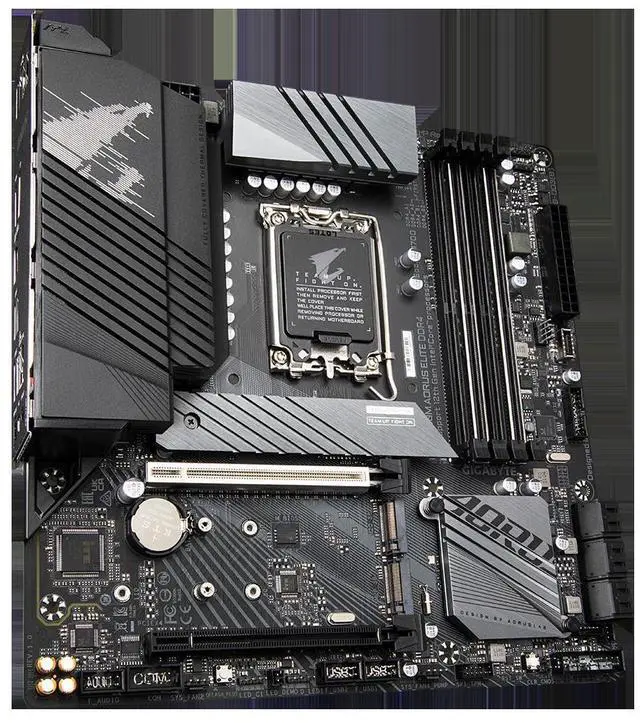 Alt view image 3 of 4 - GIGABYTE Z690M ELITE DDR4 LGA 1700 Intel Z690 DDR4 128GB Micro ATX