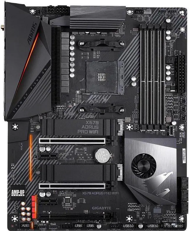 Main image of GIGABYTE X570 PRO WIFI Socket AM4 AMD X570 DDR4 128GB ATX