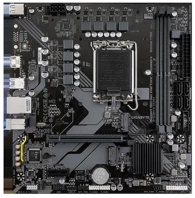 Main image of GIGABYTE B760M K DDR4 LGA 1700 Intel B760 DDR4 64GB Micro ATX