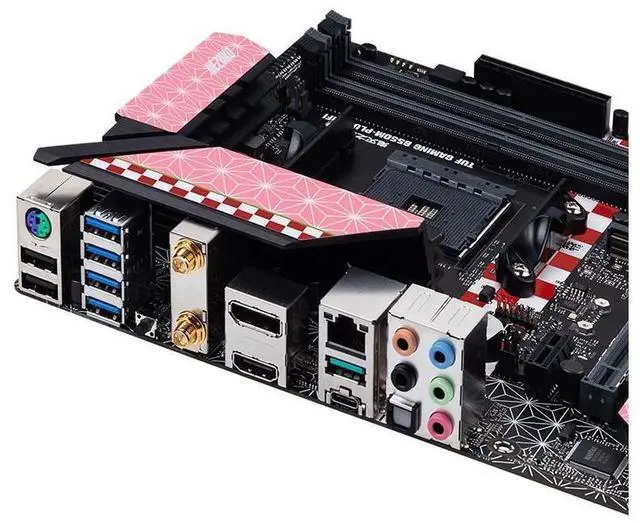 Alt view image 5 of 5 - ASUS B550M-PLUS WIFI-GMZR Desktop Computer Demon Slayer Kamado Nezuko Motherboard