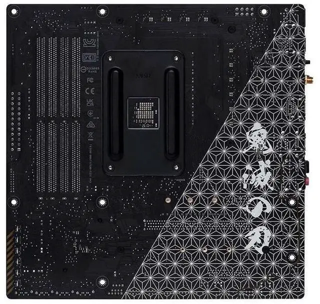 Alt view image 4 of 5 - ASUS B550M-PLUS WIFI-GMZR Desktop Computer Demon Slayer Kamado Nezuko Motherboard