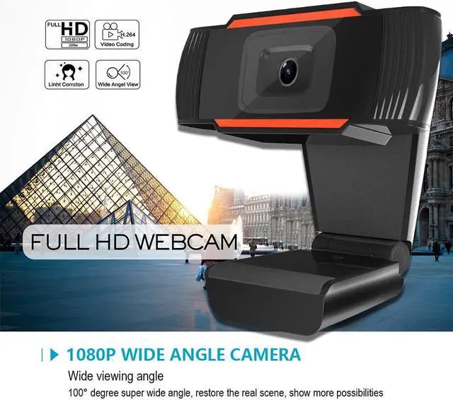Alt view image 2 of 7 - Lanhui 2 Megapixel 1080P Webcam with Microphone Computer Camera Web Camera PC Webcam