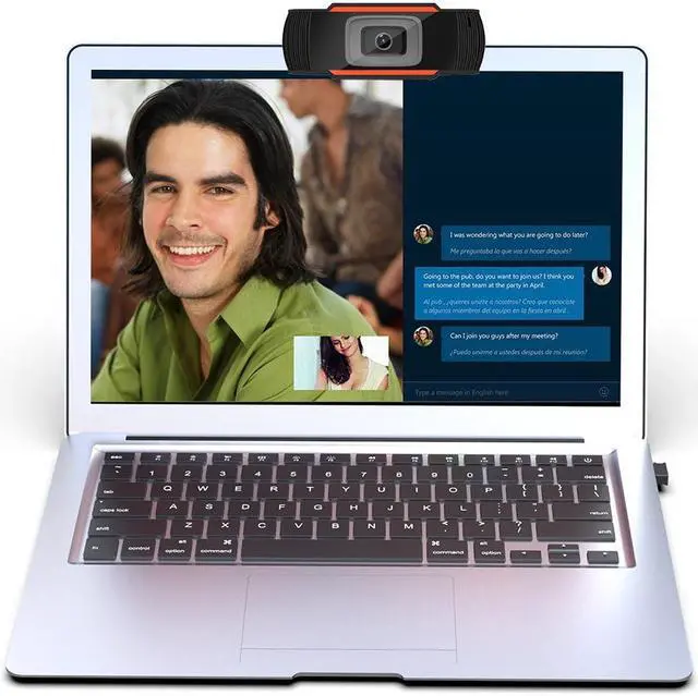 Alt view image 7 of 7 - Lanhui 2 Megapixel 1080P Webcam with Microphone Computer Camera Web Camera PC Webcam