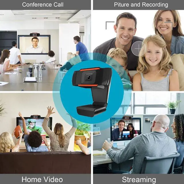 Alt view image 4 of 7 - Lanhui 2 Megapixel 1080P Webcam with Microphone Computer Camera Web Camera PC Webcam