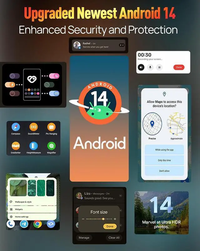 Alt view image 7 of 7 - sluting Ulefone Armor 21 Phone Android 14 Rugged Phone Unlocked 16G+256GB Rugged Smartphone 9600mAh 6.58" FHD+ 120Hz 64MP+24MP Night Vision Camera Dual SIM IP68 Smartphone NFC 122dB loudest Speaker IR