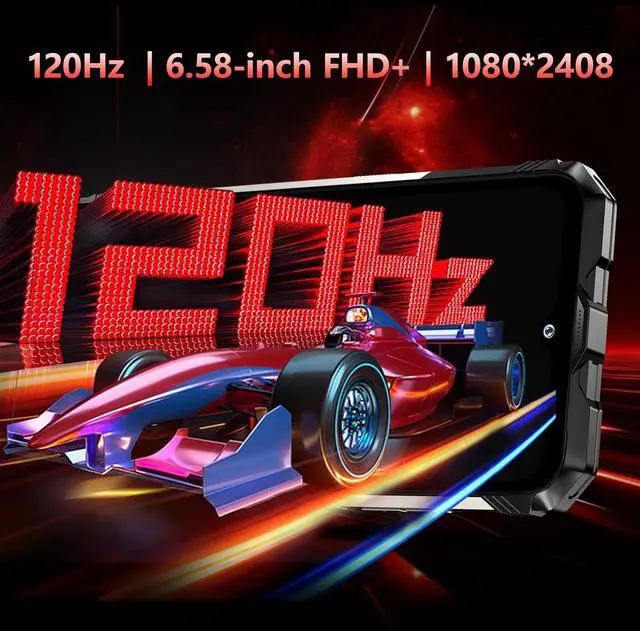 Alt view image 2 of 6 - sluting CUBOT KingKong AX 2024 Rugged Phone Unlocked-Android 14/ MTK G99/ 24GB RAM+256GB ROM Dual SIM Smartphone/ 6.58" &1.32" Dual Screen/100MP Rugged Smartphone/ IP68 IP69K Waterproof Cell Phone/33W