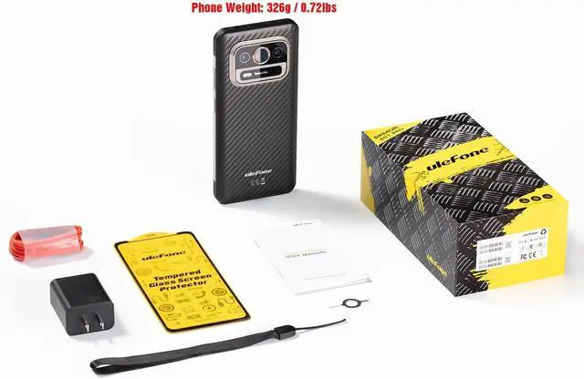 Alt view image 2 of 6 - sluting Ulefone Armor 25T Pro 5G Rugged Phone, Integrated with ThermoVue Thermal Imaging, Dimensity 6300 5G, 12(6+6)+256GB, 50MP+64MP+32MP Camera, Android 14, 6.78 120Hz, 6500mAh/Wireless Charging