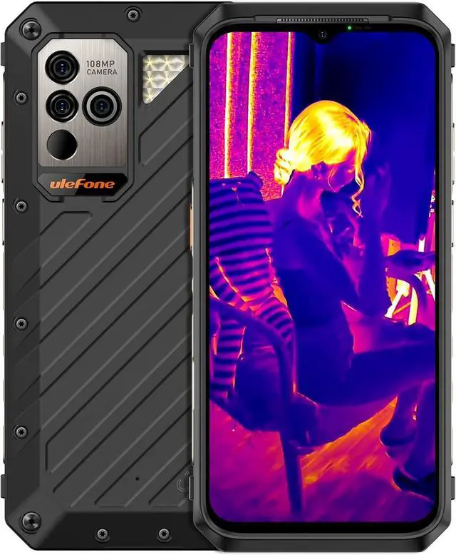Main image of sluting Ulefone Power Armor 18T Ultra 5G Rugged Phone, Thermal Imaging Camera, 108MP Camera, 24GB+512GB MTK Dimensity 7050, 9600mAh QI 15W Wireless Charging, 6.58" FHD+ Corning Gorilla Screen, Android