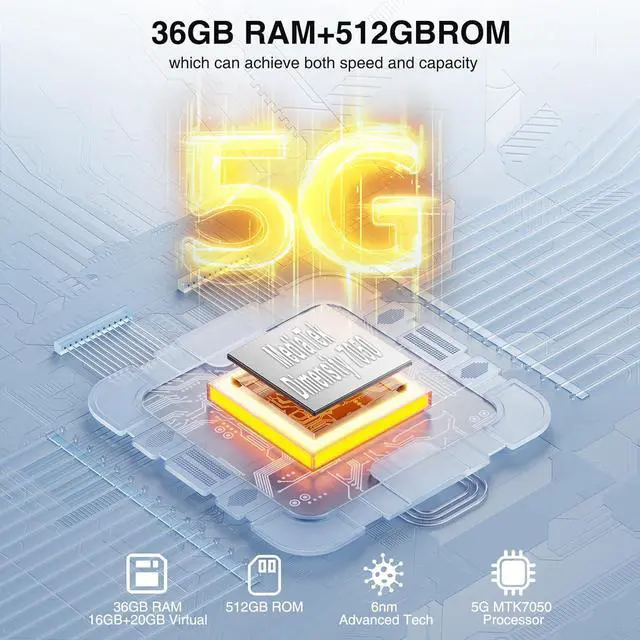 Alt view image 5 of 7 - sluting DOOGEE V MAX Plus 5G Rugged Smartphone,22000mAh 36GB+512GB Android 14 Rugged Phone,200MP+32MP+20MP Night Vision Rugged Cell Phone,6.58" FHD+120Hz IPS Screen,IP68/IP69K Waterproof Phone,N