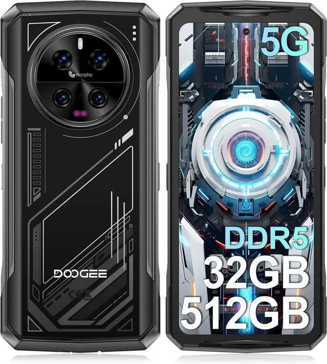 Main image of sluting DOOGEE V40 Rugged Smartphone 5G,32GB+512GB/2TB Android 14 Rugged Phone,4nm D7300,6.78" FHD+120Hz Rugged Unlocked Cell Phone,108MP+20MP Night Vision,8680mAh,3 Card Slots/Dual Unlock/NFC/Wi-Fi