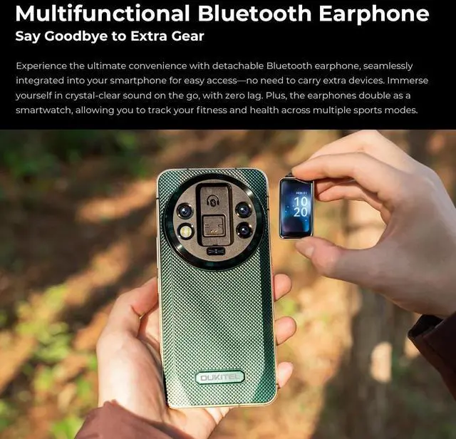 Alt view image 6 of 7 - sluting OUKITEL WP200 Pro Android 15 Rugged Phone 5G Unlocked-72GB RAM+1TB ROM Rugged Smartphone 6.7'' FHD+120HZ AMOLED Display