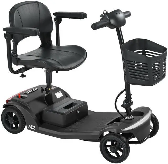 Alt view image 6 of 7 - taoruifang 20-Mile Portable Electric Scooter w/LED Lights, Folding Design & Adjustable Tiller - Black