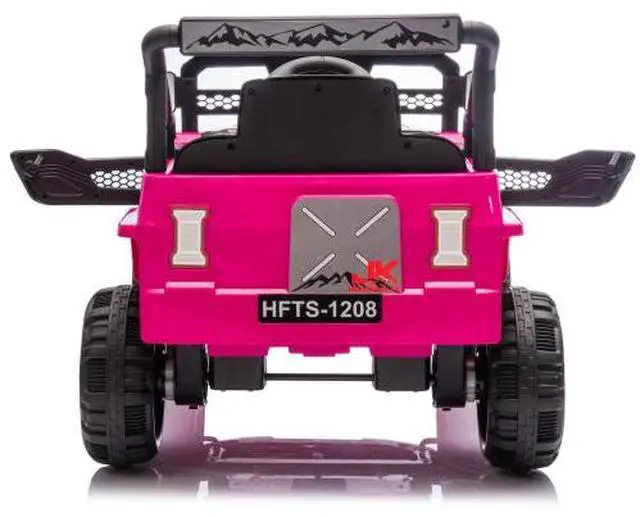 Alt view image 3 of 7 - taoruifang 12V Kids Ride On Electric Truck Car W/Parents Control,2WD,Four-wheel suspension,Early education function,Adjustable volume,USB,MP3,Bluetooth,Microphone jack,Power display,LED lights For kid