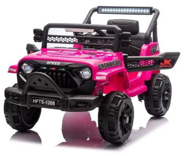 Alt view image 6 of 7 - taoruifang 12V Kids Ride On Electric Truck Car W/Parents Control,2WD,Four-wheel suspension,Early education function,Adjustable volume,USB,MP3,Bluetooth,Microphone jack,Power display,LED lights For kid