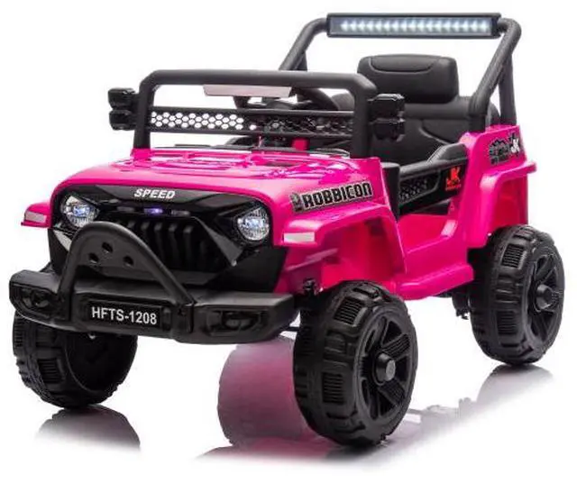 Alt view image 5 of 7 - taoruifang 12V Kids Ride On Electric Truck Car W/Parents Control,2WD,Four-wheel suspension,Early education function,Adjustable volume,USB,MP3,Bluetooth,Microphone jack,Power display,LED lights For kid