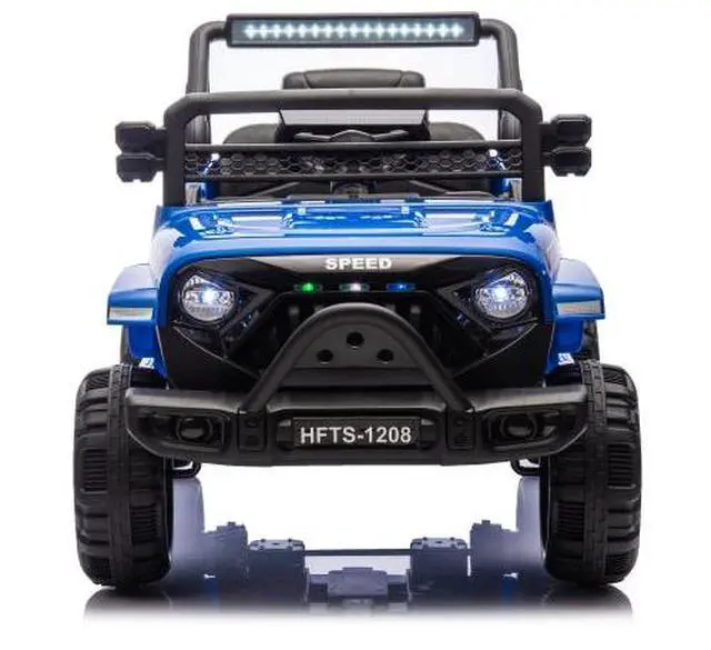 Alt view image 3 of 7 - TAORUIFANG 12V Kids Ride On Electric Truck Car Four-wheel suspension BLUE