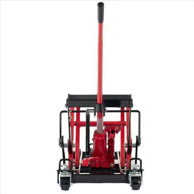 Alt view image 3 of 7 - taoruifang 1500LBS Hydraulic Motorcycle Lift Jack 1500 LBS Capacity Steel ATV Lift with Wheels and Handle
