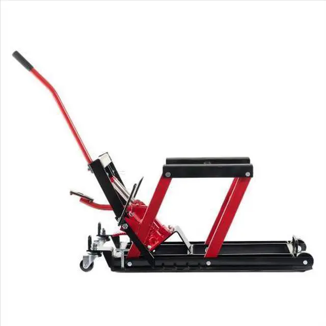 Alt view image 6 of 7 - taoruifang 1500LBS Hydraulic Motorcycle Lift Jack 1500 LBS Capacity Steel ATV Lift with Wheels and Handle