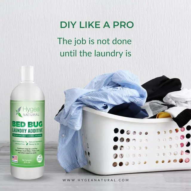 Alt view image 2 of 9 - Bed Bugs and Mites Laundry Additive by Hygea Natural - Odorless, Non Toxic, Safe for children and pets- use on all laundry safe items