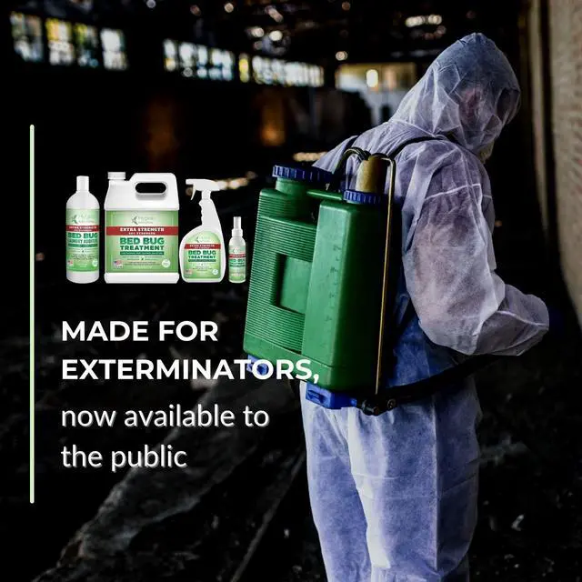 Alt view image 3 of 5 - Bed Bug Spray Extra Strength by Hygea Natural 128OZ (Gallon Refill) Treat Bed Bugs, dust Mites, lice, Fleas - Stain & Scent Free Treatment  Natural Formula - Child & Pet Safe