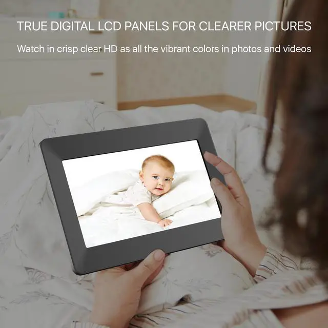 Alt view image 8 of 16 - Eco4Life 10.1" WiFi Digital Picture Frame with Photo/Video Sharing