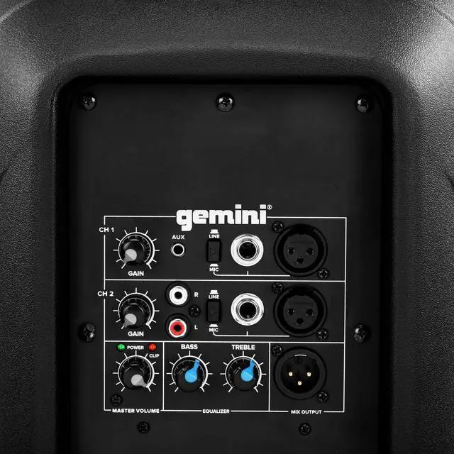 Alt view image 6 of 8 - Gemini AS-2110P 1000 WATT Active 10” Loudspeaker