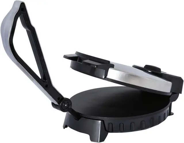 Alt view image 7 of 10 - Brentwood Stainless Steel Non-Stick Electric Tortilla Warmer Maker, 10-Inch