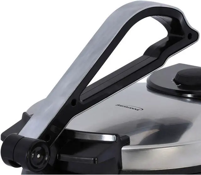 Alt view image 8 of 10 - Brentwood Stainless Steel Non-Stick Electric Tortilla Warmer Maker, 10-Inch