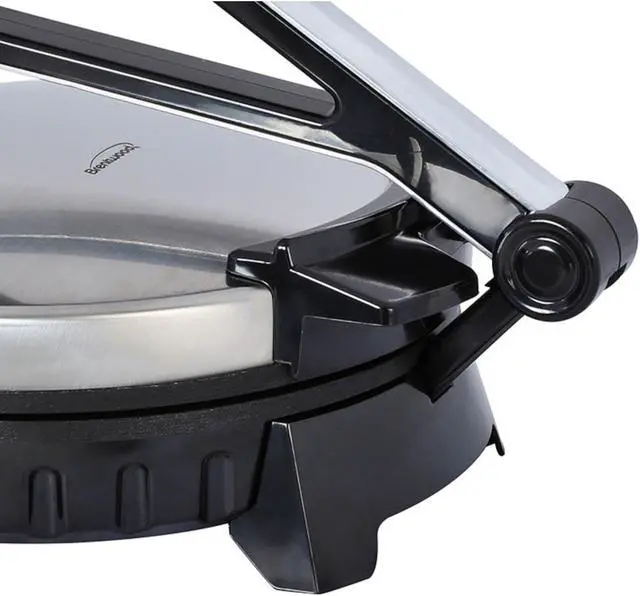 Alt view image 5 of 10 - Brentwood Stainless Steel Non-Stick Electric Tortilla Warmer Maker, 10-Inch