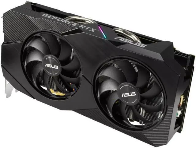 Alt view image 5 of 7 - ASUS Dual GeForce RTX 2060 EVO OC Edition 12GB GDDR6 features two powerful Axial-tech fans for AAA gaming performance and ray tracing Graphics Card (DUAL-RTX2060-O12G-EVO)