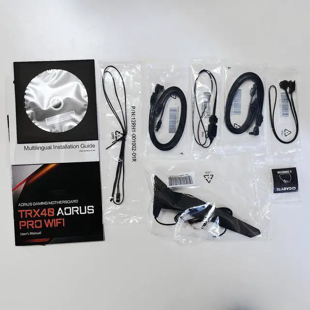Alt view image 3 of 9 - GIGABYTE TRX40 AORUS PRO WIFI sTRX4 AMD TRX40 SATA 6Gb/s ATX AMD Motherboard