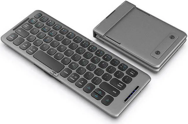 Alt view image 2 of 7 - B088 Universal Mini Foldable Three-channel Bluetooth Wireless Keyboard