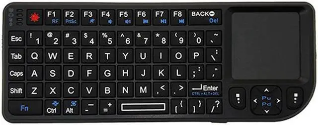 Main image of A8 Mini Wireless Mouse And Keyboard With Laser Touchpad Keyboard, Colour: English White Backlight