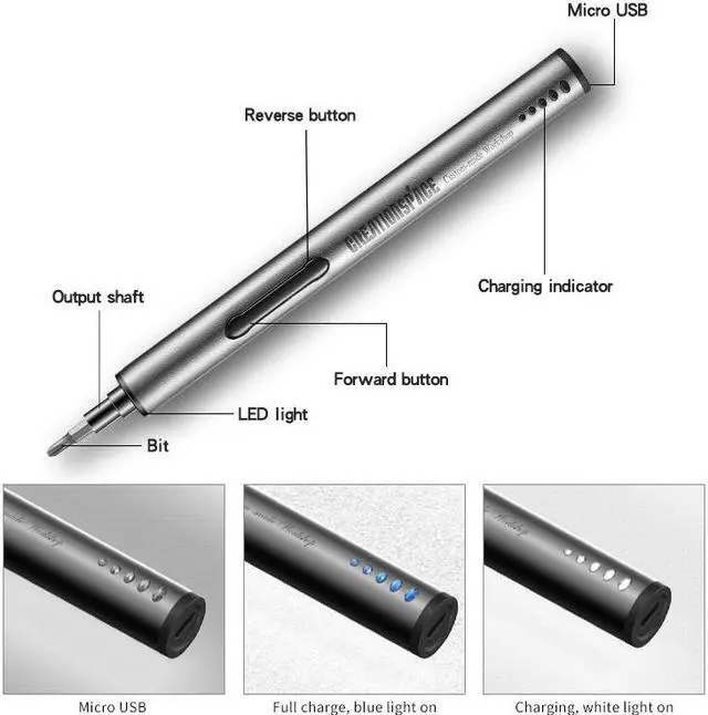 Alt view image 4 of 7 - 22 in 1 Cordless Electric Power Screwdriver
