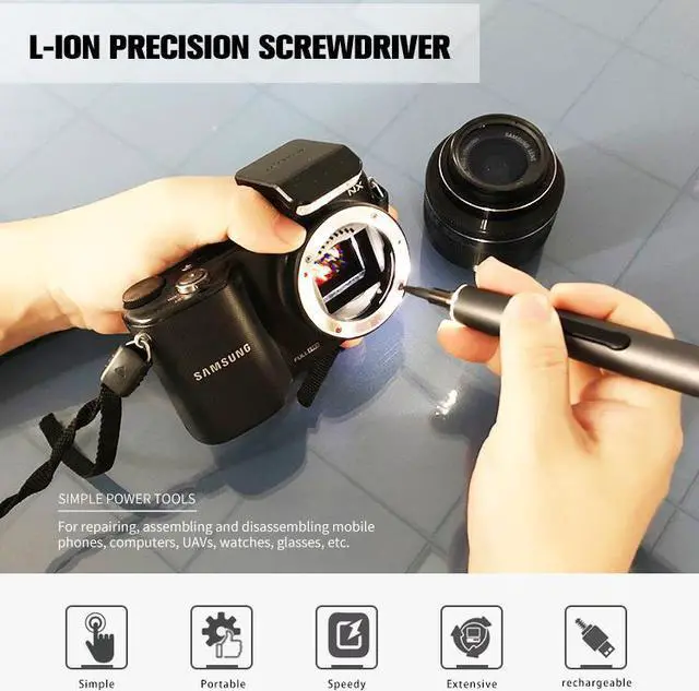 Alt view image 5 of 7 - 22 in 1 Cordless Electric Power Screwdriver